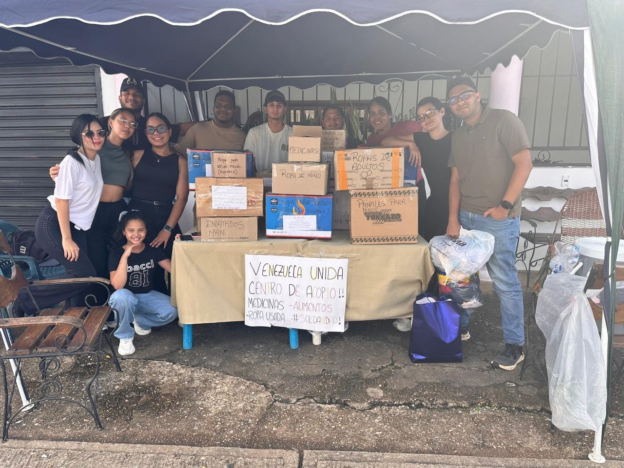 “Solidaridad Tricolor” también cuenta con centro de acopio frente al Mega Market de Punta de Mata
